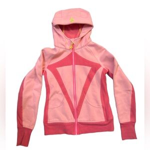 Ivivva Lululemon Scuba Full Zip Hoodie 14 Pink